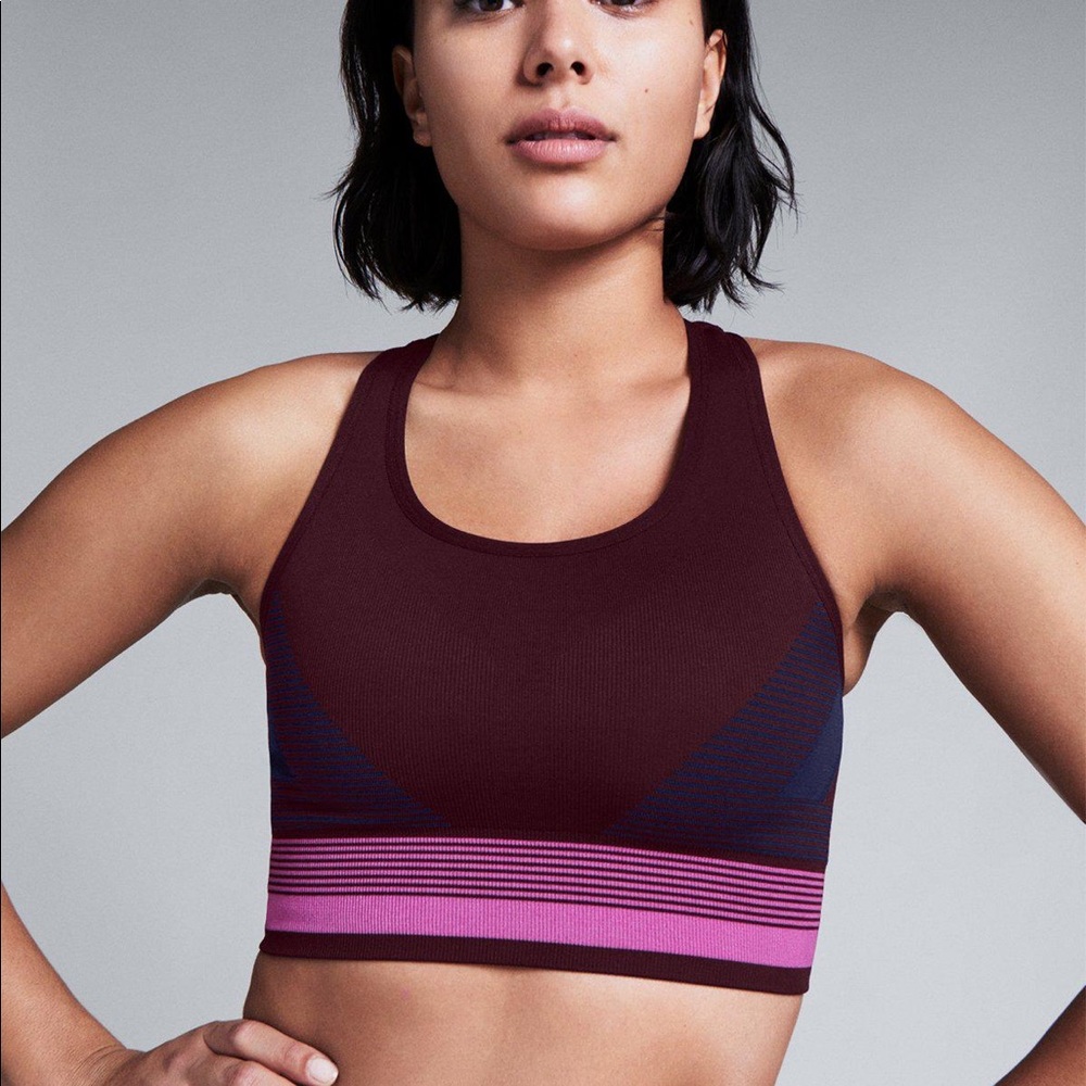 LNDR Spectrum .01 Sports Bra Dark Maroon M/L